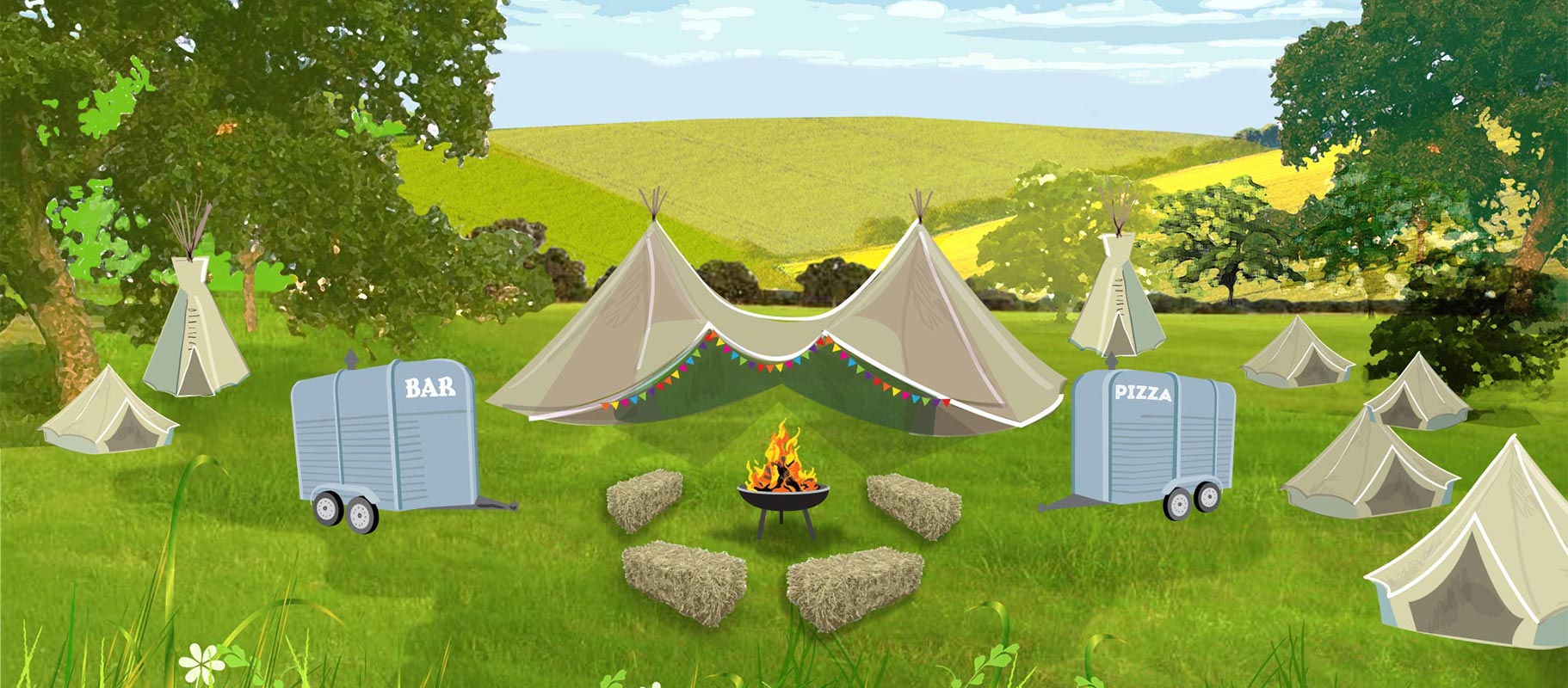 hire party field sussex